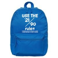 Use The 21/90 Rule= It Takes 21 Days To Create A Habit Gift 16 in Basic Backpack