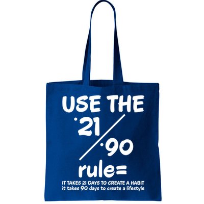 Use The 21/90 Rule= It Takes 21 Days To Create A Habit Gift Bag
