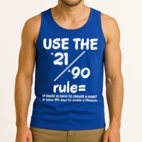Use The 21/90 Rule= It Takes 21 Days To Create A Habit Gift Tank Top
