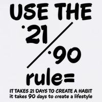 Use The 21/90 Rule= It Takes 21 Days To Create A Habit Gift Garment-Dyed Sweatshirt