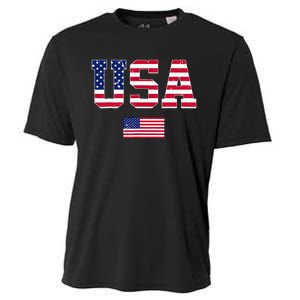 Usa Team 2024 United States American Flag Sport Usa 2024 Cooling Performance Crew T-Shirt