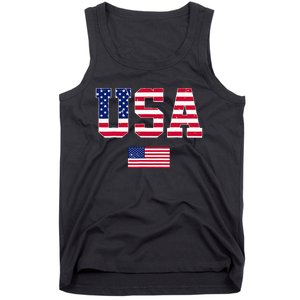 Usa Team 2024 United States American Flag Sport Usa 2024 Tank Top