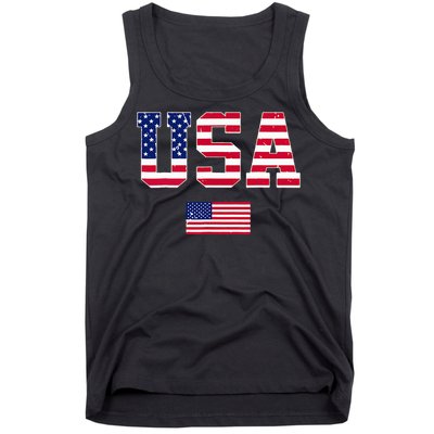 Usa Team 2024 United States American Flag Sport Usa 2024 Tank Top