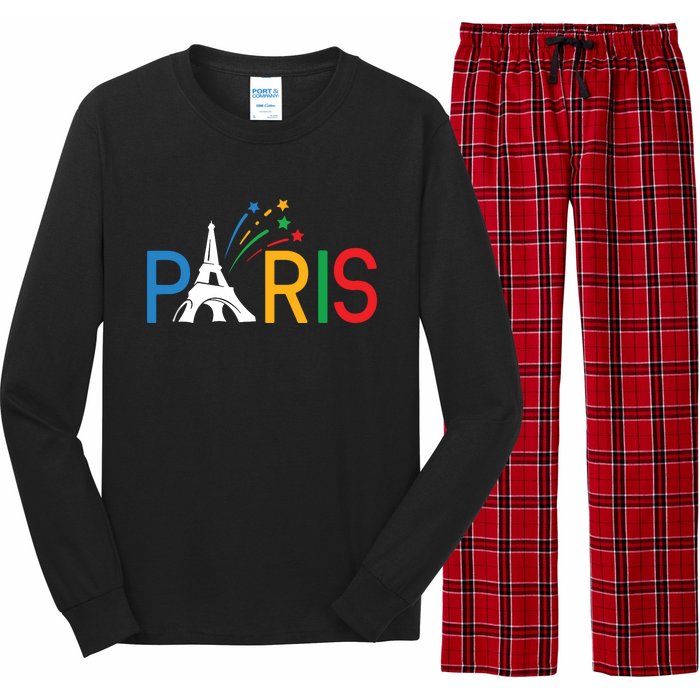 Usa Team 2024 Paris Sports Games Long Sleeve Pajama Set