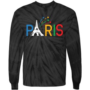 Usa Team 2024 Paris Sports Games Tie-Dye Long Sleeve Shirt