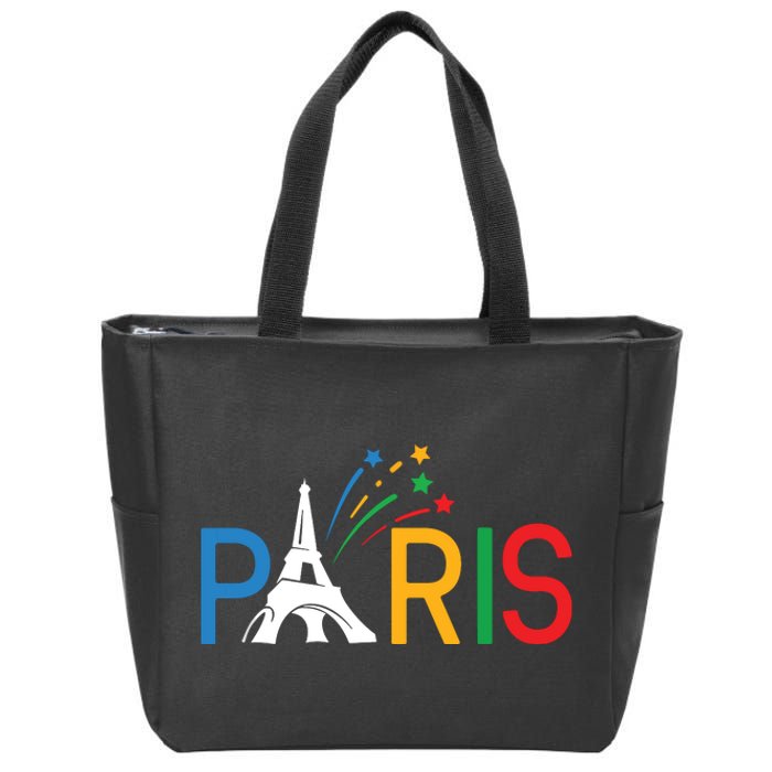 Usa Team 2024 Paris Sports Games Zip Tote Bag