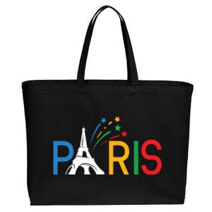 Usa Team 2024 Paris Sports Games Cotton Canvas Jumbo Tote