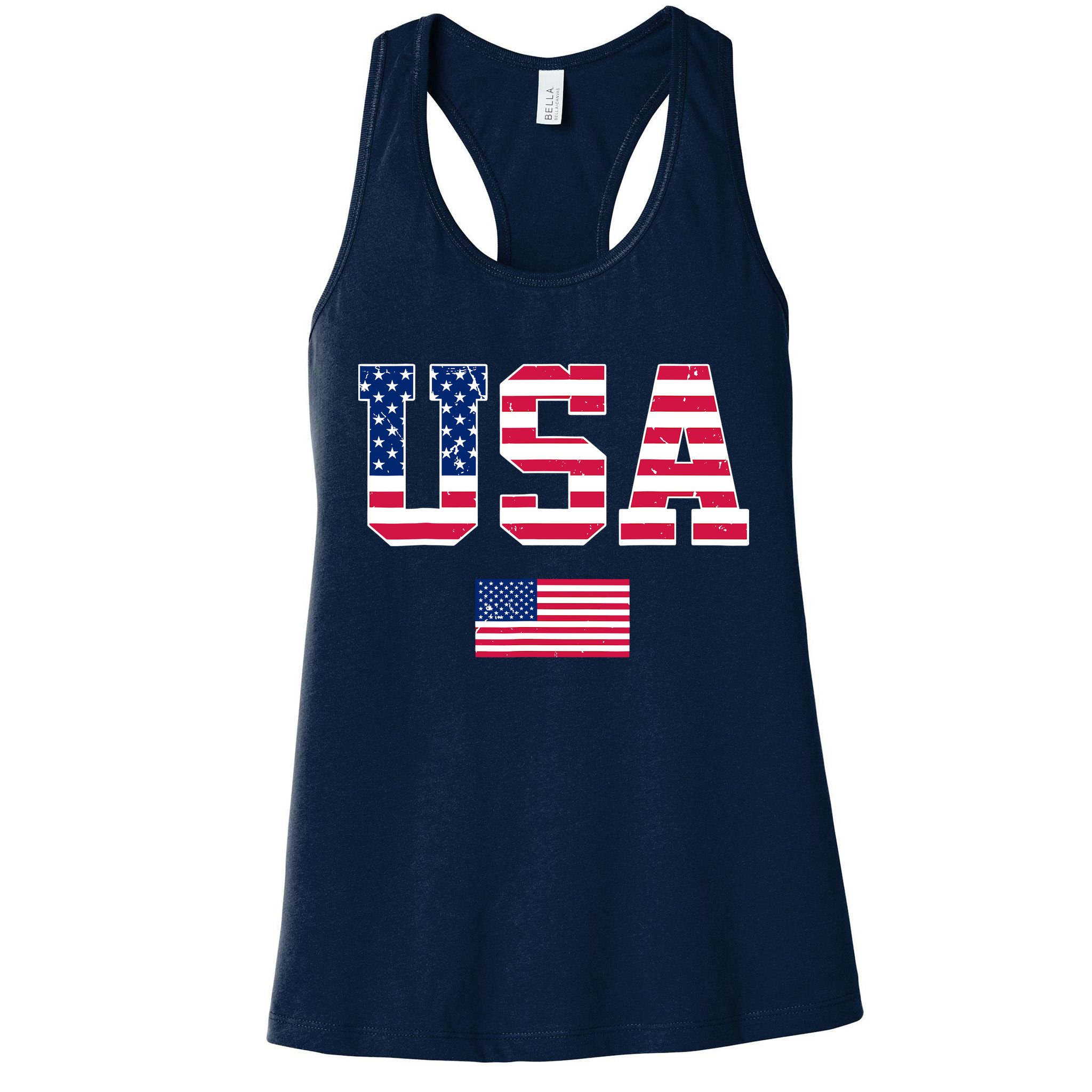 Usa Team 2024 United States American Flag Sport Usa 2024 Womens Tank Top