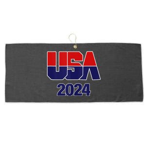 Usa Team 2024 Souvenir American Sports Large Microfiber Waffle Golf Towel