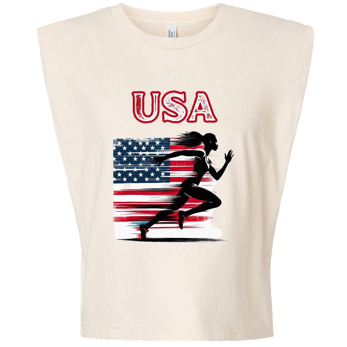 Usa Track And Field Accessories Apparel Garment-Dyed Women's Muscle Tee