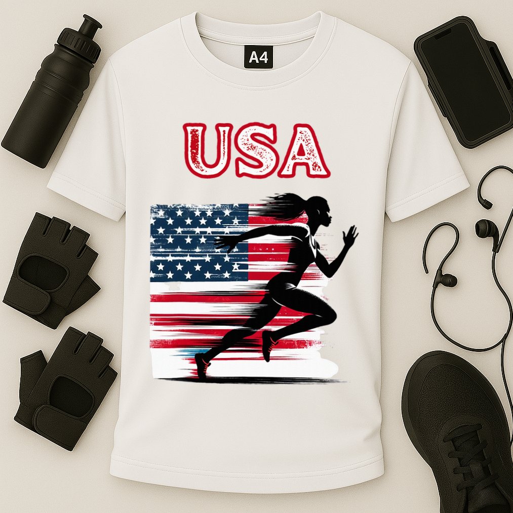 Usa Track And Field Accessories Apparel Cooling Performance Crew T-Shirt