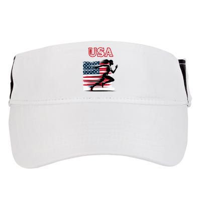 Usa Track And Field Accessories Apparel Adult Drive Performance Visor