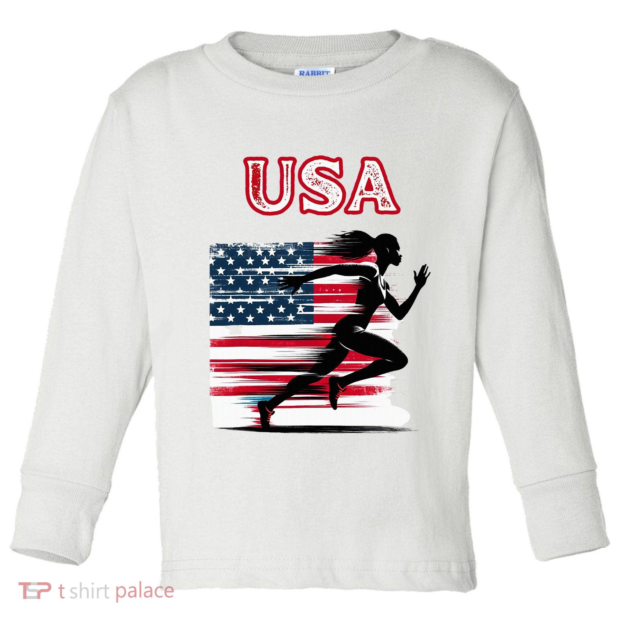 Usa Track And Field Accessories Apparel Toddler Long Sleeve Shirt