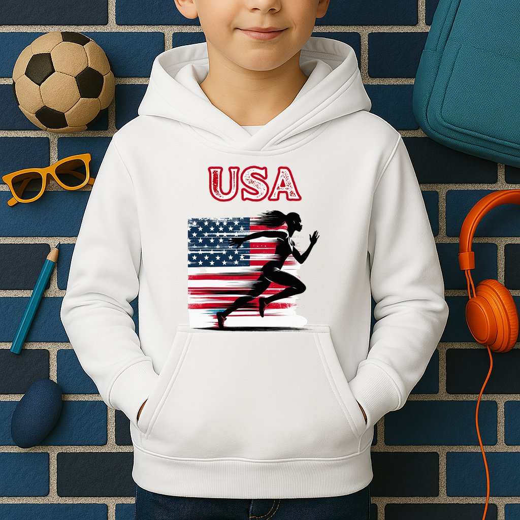 Usa Track And Field Accessories Apparel Kids Hoodie