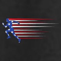 USA Track and field team American flag US Cool Comfort Performance Bucket Hat