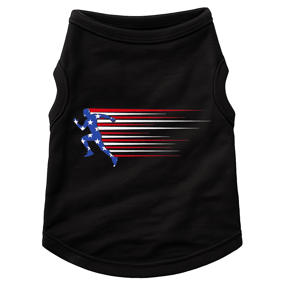 USA Track and field team American flag US Doggie Tank