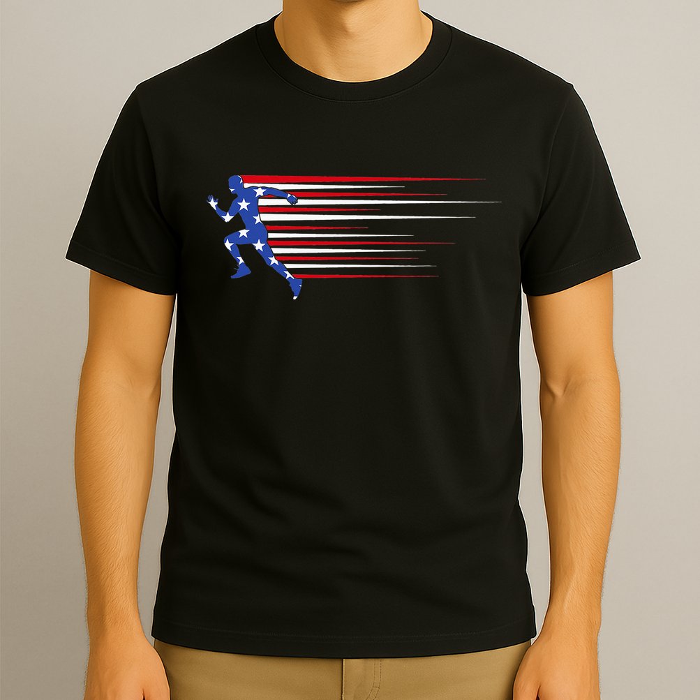 USA Track and field team American flag US T-Shirt