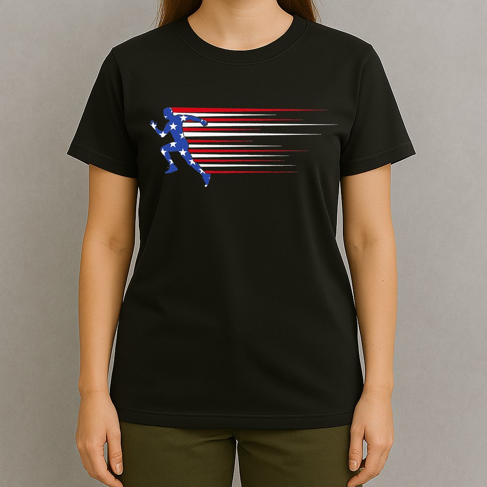 USA Track and field team American flag US T-Shirt