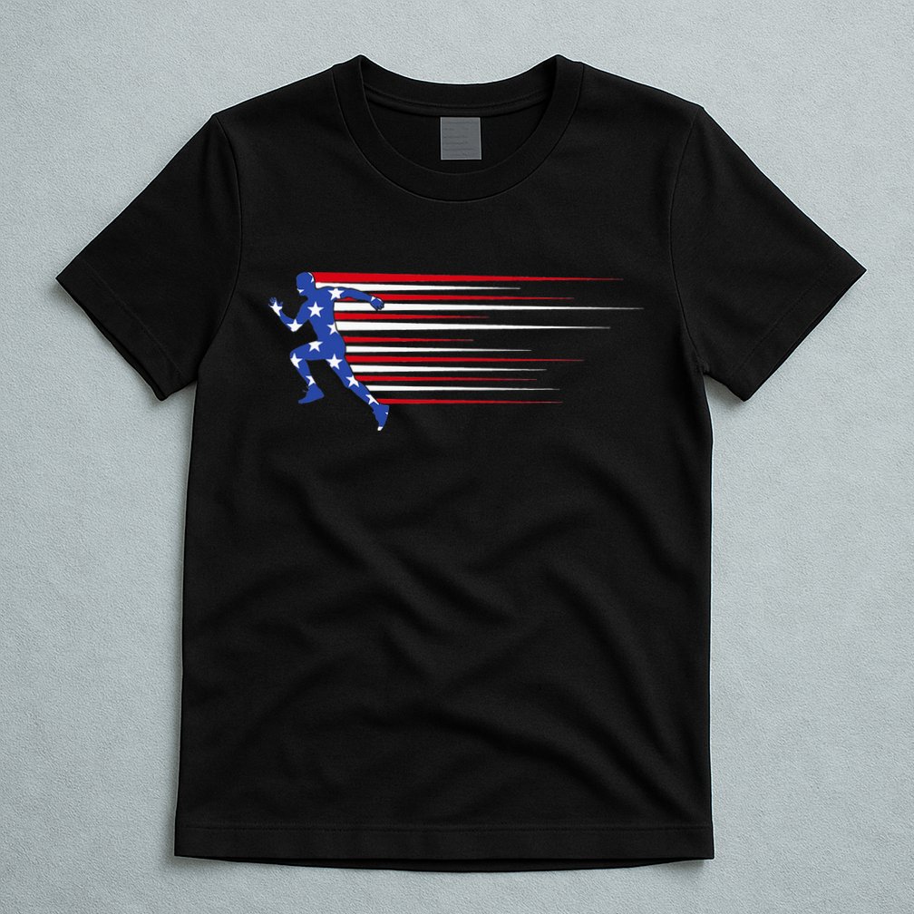 USA Track and field team American flag US T-Shirt