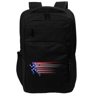 USA Track and field team American flag US Impact Tech Backpack