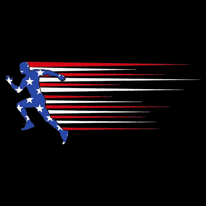 USA Track and field team American flag US Impact Tech Backpack