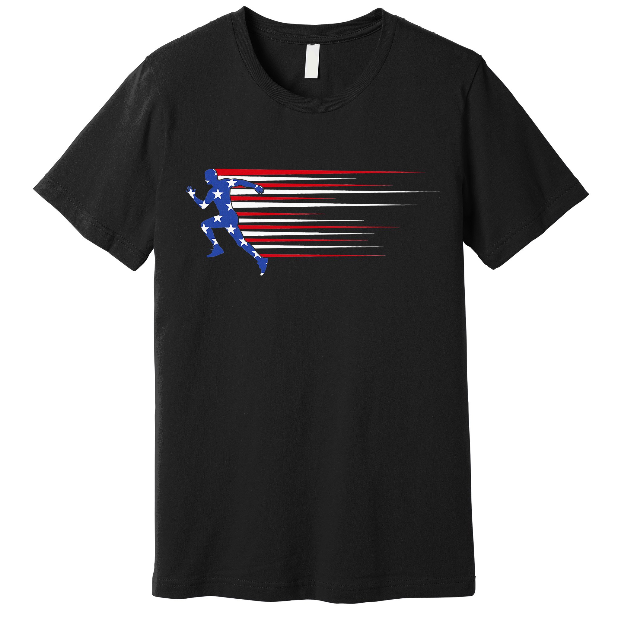 USA Track and field team American flag US Premium T-Shirt