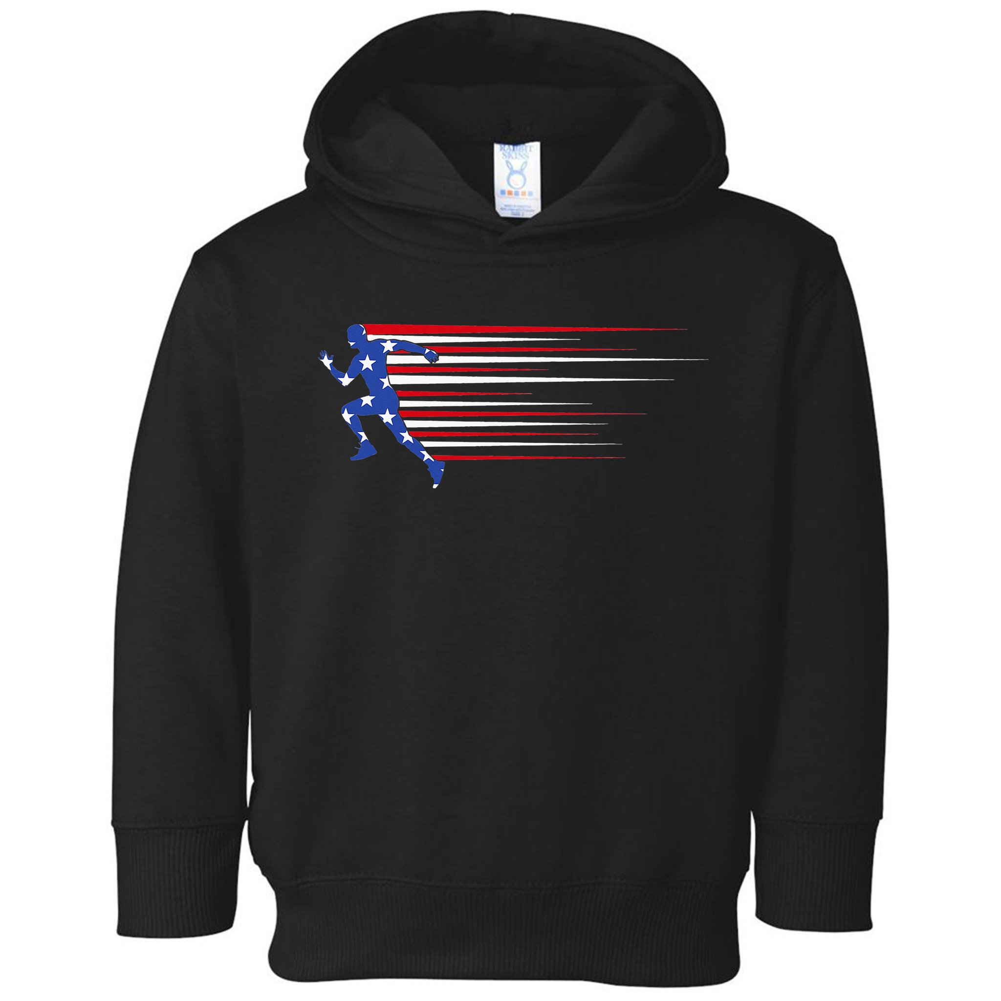 USA Track and field team American flag US Toddler Hoodie