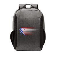 USA Track and field team American flag US Vector Backpack