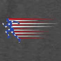 USA Track and field team American flag US Vector Backpack