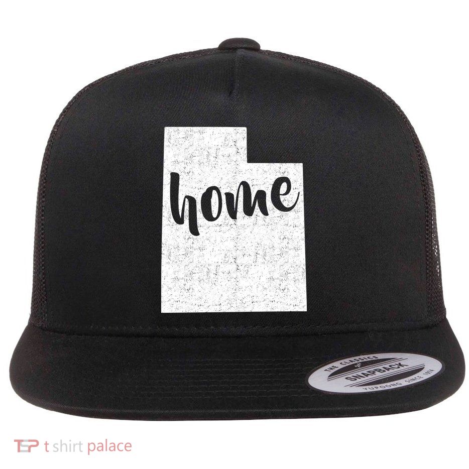 Utah Home State Flat Bill Trucker Hat