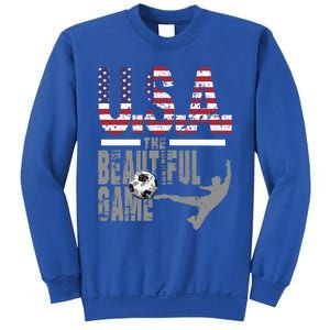 Usa The Beautiful Game Football Soccer America Player Top Cute Gift Sweatshirt