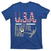 Usa The Beautiful Game Football Soccer America Player Top Cute Gift T-Shirt