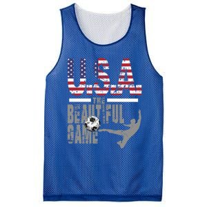 Usa The Beautiful Game Football Soccer America Player Top Cute Gift Mesh Reversible Basketball Jersey Tank