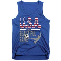 Usa The Beautiful Game Football Soccer America Player Top Cute Gift Tank Top