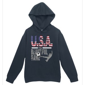 Usa The Beautiful Game Football Soccer America Player Top Cute Gift Urban Pullover Hoodie