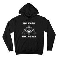 Unleash The Beast Gorilla Body Building Motivation Gift Hoodie