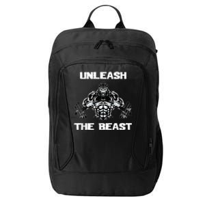 Unleash The Beast Gorilla Body Building Motivation Gift City Backpack