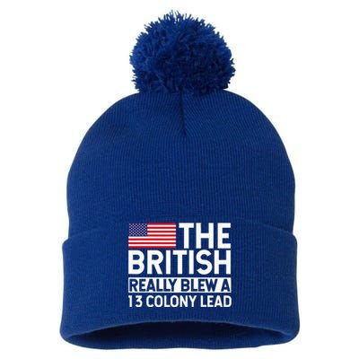 Usa The British Really Blew A 13 Colony Lead Pom Pom 12in Knit Beanie