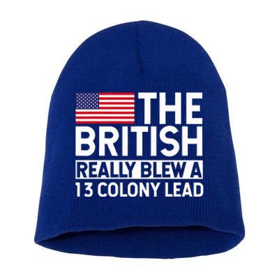 Usa The British Really Blew A 13 Colony Lead Short Acrylic Beanie