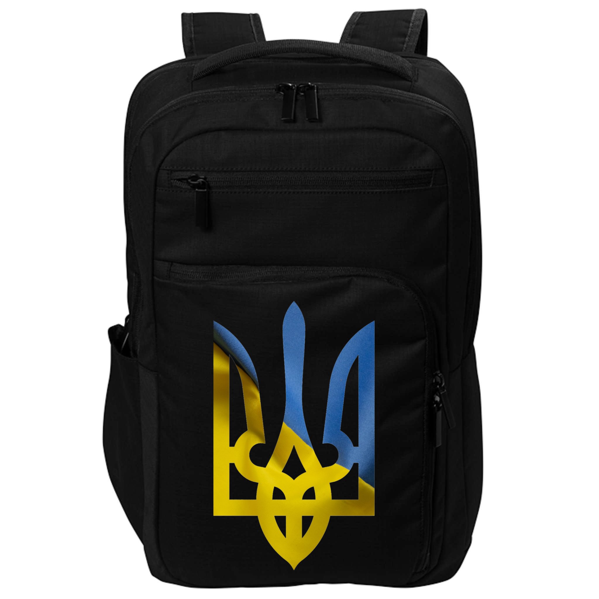 Ukraine Trident Coat Of Arms Flag Ukrainian Pride Impact Tech Backpack