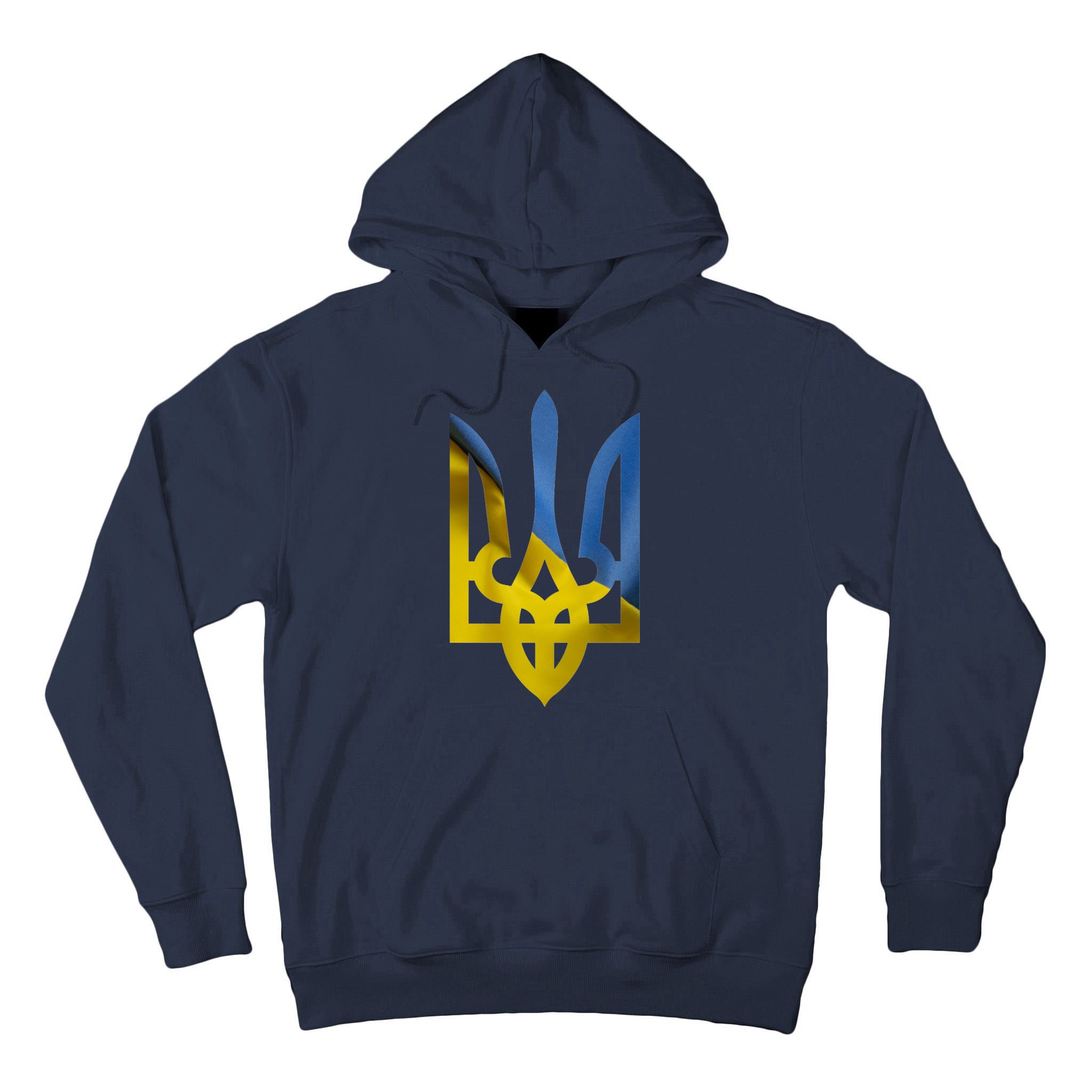 Ukraine Trident Coat Of Arms Flag Ukrainian Pride Tall Hoodie