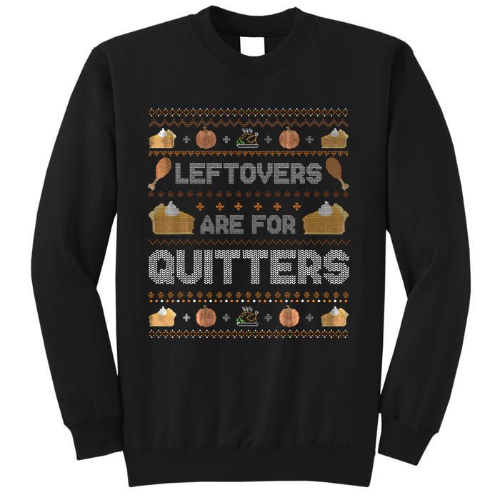 Ugly Thanksgiving Christmas Sweater Leftovers  Sweatshirt