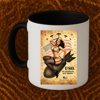 USO To Celebrate Our Troops Bombshell Mug