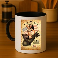 USO To Celebrate Our Troops Bombshell Mug