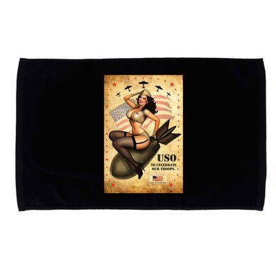 USO To Celebrate Our Troops Bombshell Microfiber Hand Towel