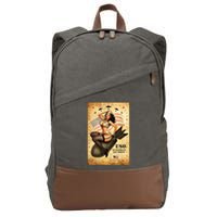 USO To Celebrate Our Troops Bombshell Cotton Canvas Backpack