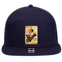 USO To Celebrate Our Troops Bombshell 7 Panel Mesh Trucker Snapback Hat
