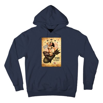 USO To Celebrate Our Troops Bombshell Hoodie