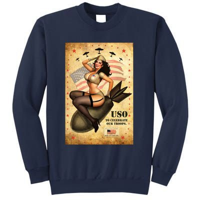 USO To Celebrate Our Troops Bombshell Sweatshirt