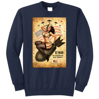 USO To Celebrate Our Troops Bombshell Sweatshirt